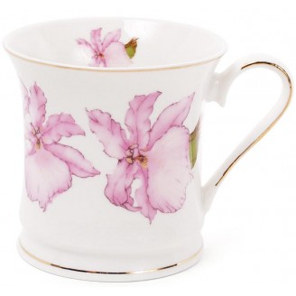 Кружка (чашка) Bona Golden Iris "Розовый Ирис" 375мл