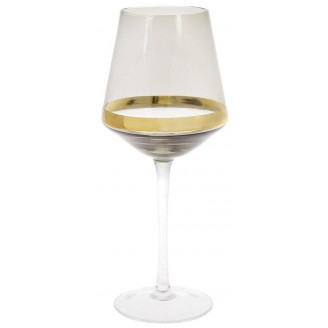 Набор 4 бокала Bona Deiphilia Etoile для белого вина 400мл, дымчатый серый