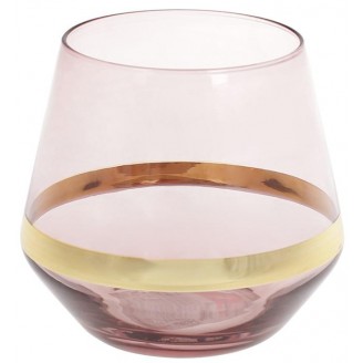 Набор 4 стакана Bona Deiphilia Etoile 500мл, винный цвет