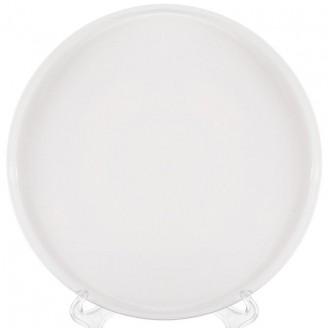 Тарелка обеденная Bona White City, набор 2 тарелки Ø25см, белый фарфор
