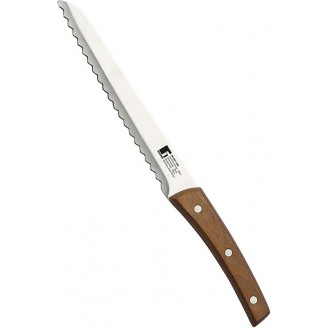 Набор кухонных ножей Bergner Nature 12 предметов+деревянная колода