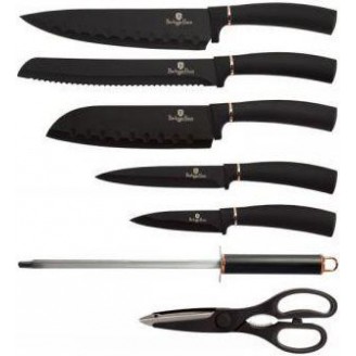 Набор ножей Berlinger Haus Black Rose из 7 предметов на вращающейся подставке