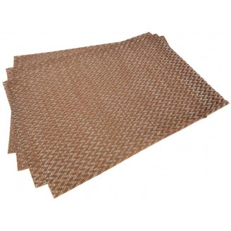 Набор 4 сервировочных коврика Fissman Cyprian-647 прямоугольные 45х30см, пвх