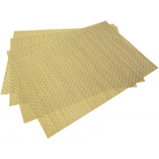 Набор 4 сервировочных коврика Fissman Cyprian-648 прямоугольные 45х30см, пвх