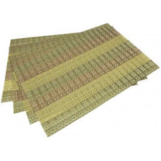 Набор 4 сервировочных коврика Fissman Cyprian-650 прямоугольные 45х30см, пвх