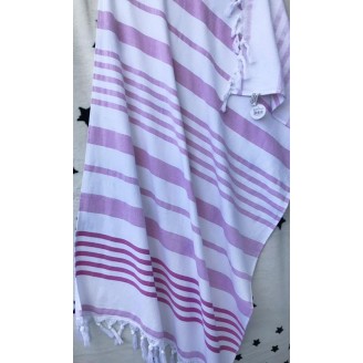 Полотенце пляжное Art of Sultana Pink Stripes 90х170см